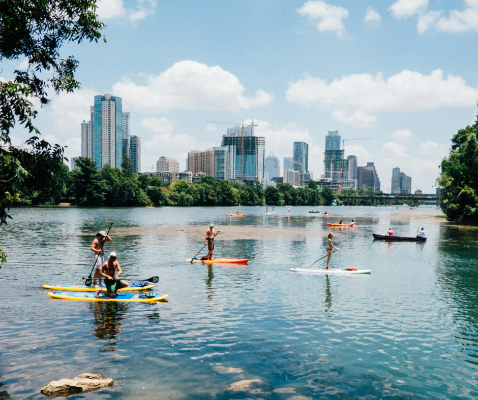 Lady Bird Lake in Austin, TX