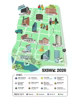 SXSW 2026 Map - Downtown Austin