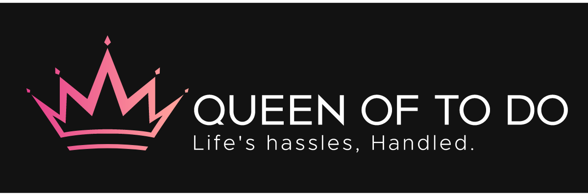 Queen of To Do "Life's hassles, handled." logo