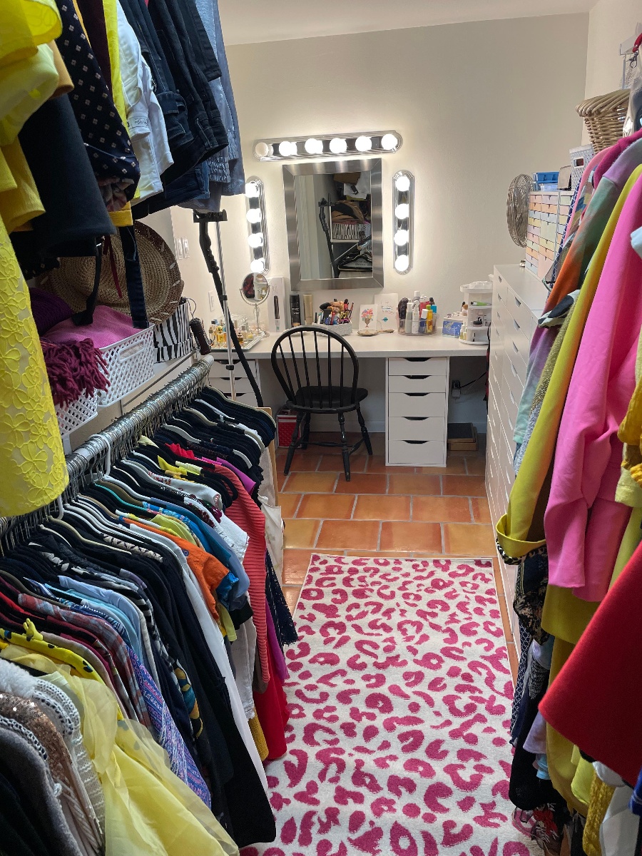 Austin professional organizer closet and vanity